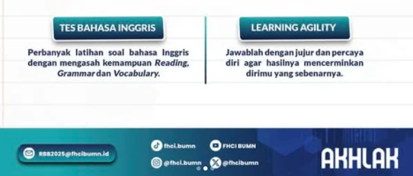 Nilai Maksimal Tes Learning Agility BUMN