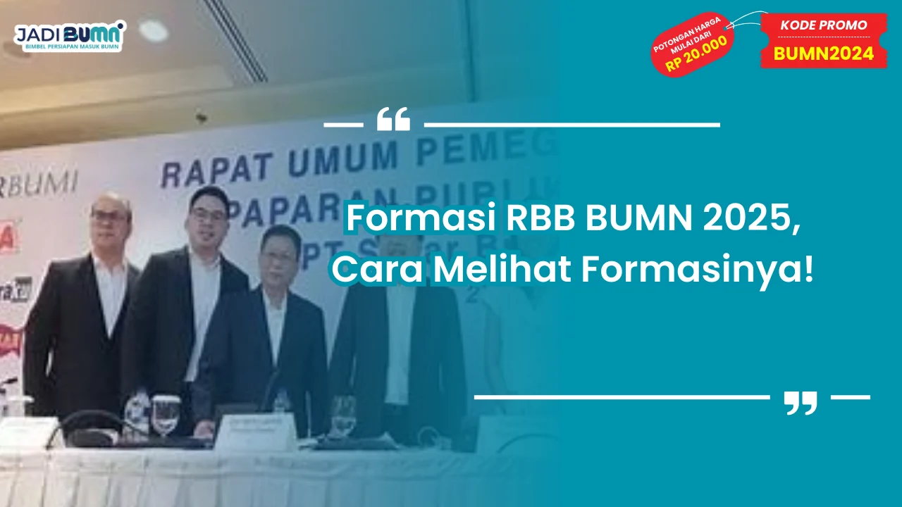 Formasi RBB BUMN 2025