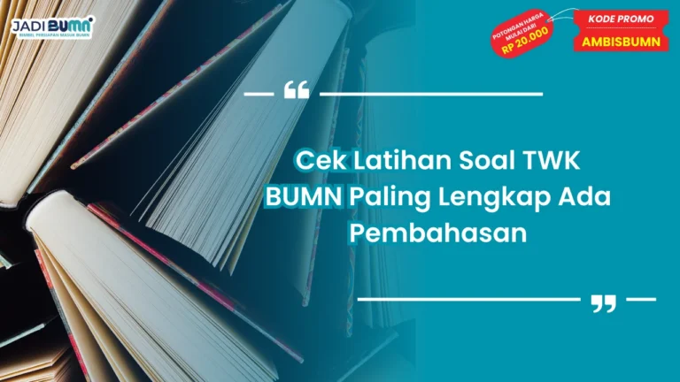 Latihan Soal TWK BUMN