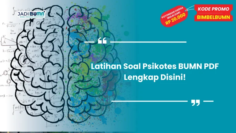 Latihan Soal Psikotes BUMN PDF Lengkap Disini!