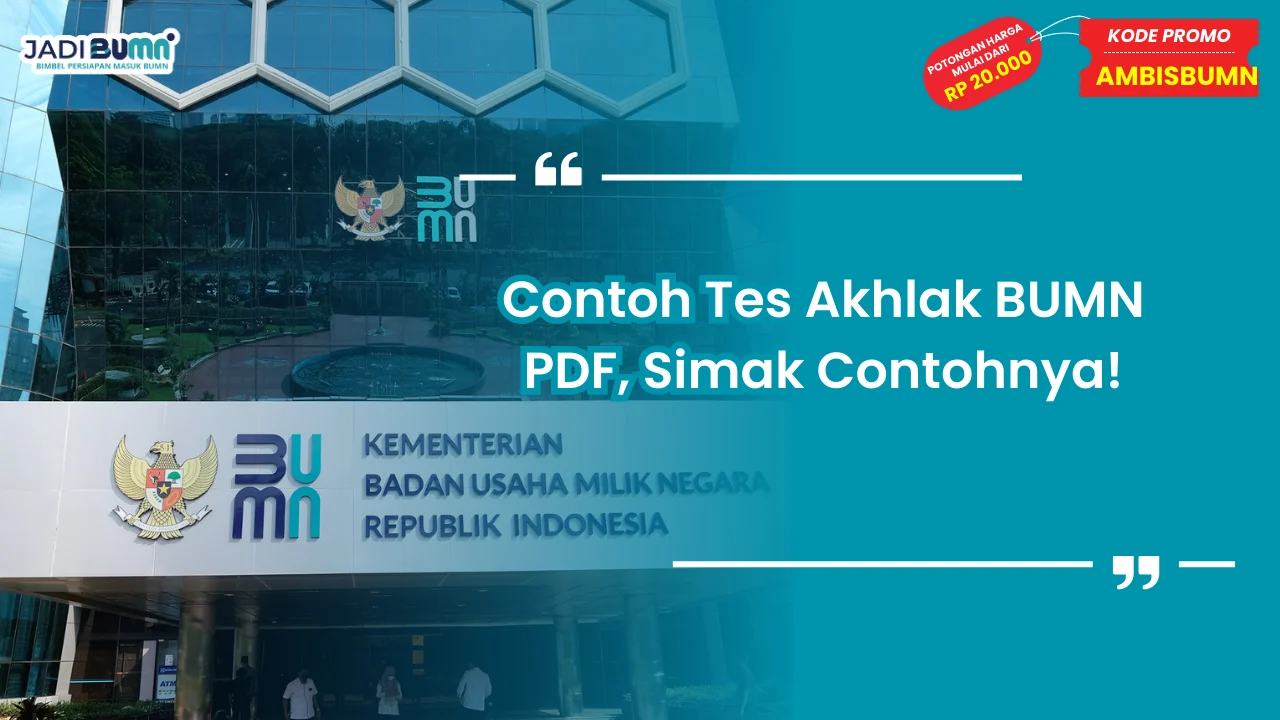 Tes Core Value Akhlak BUMN PDF
