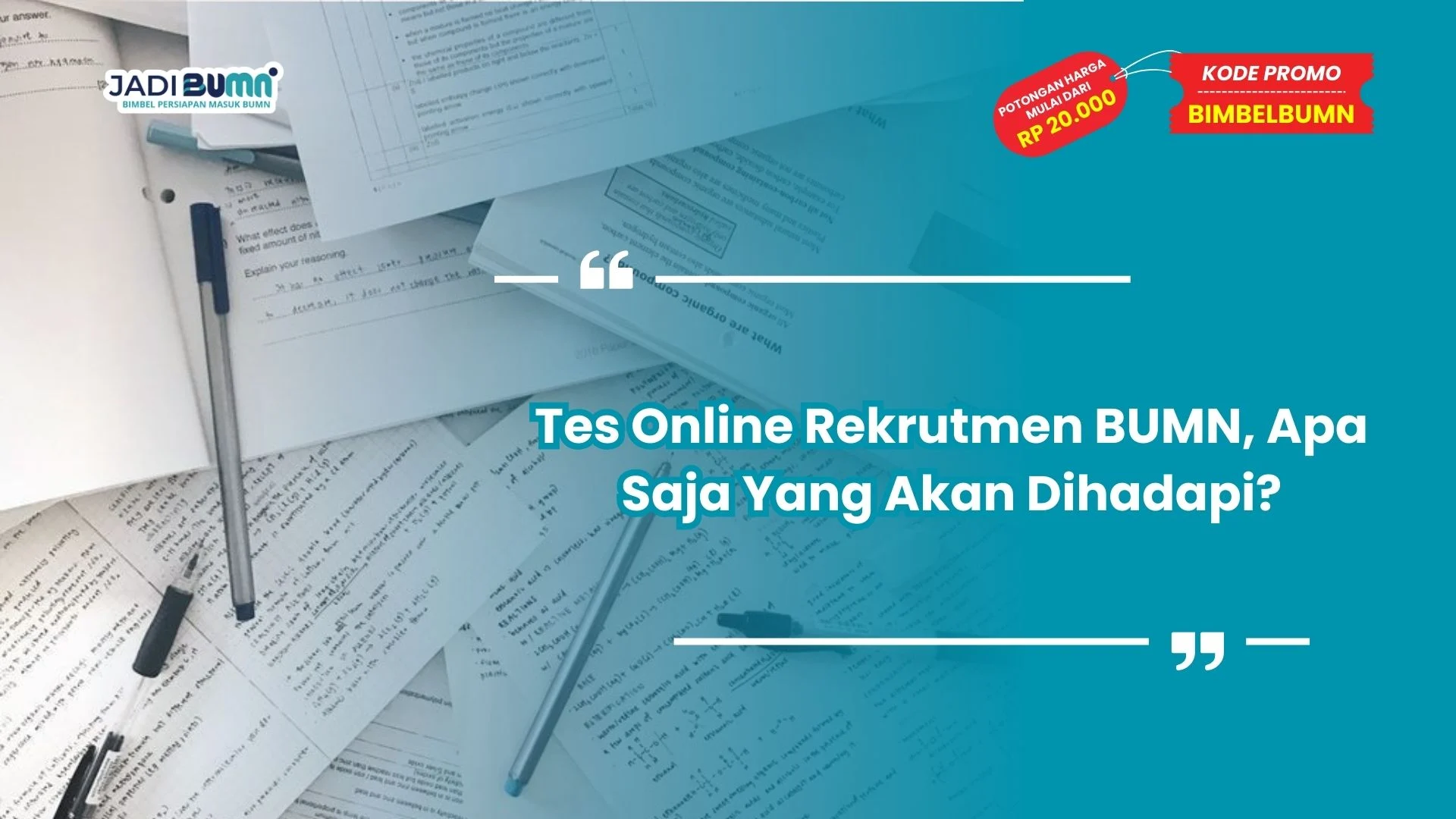 Tes online rekrutmen BUMN