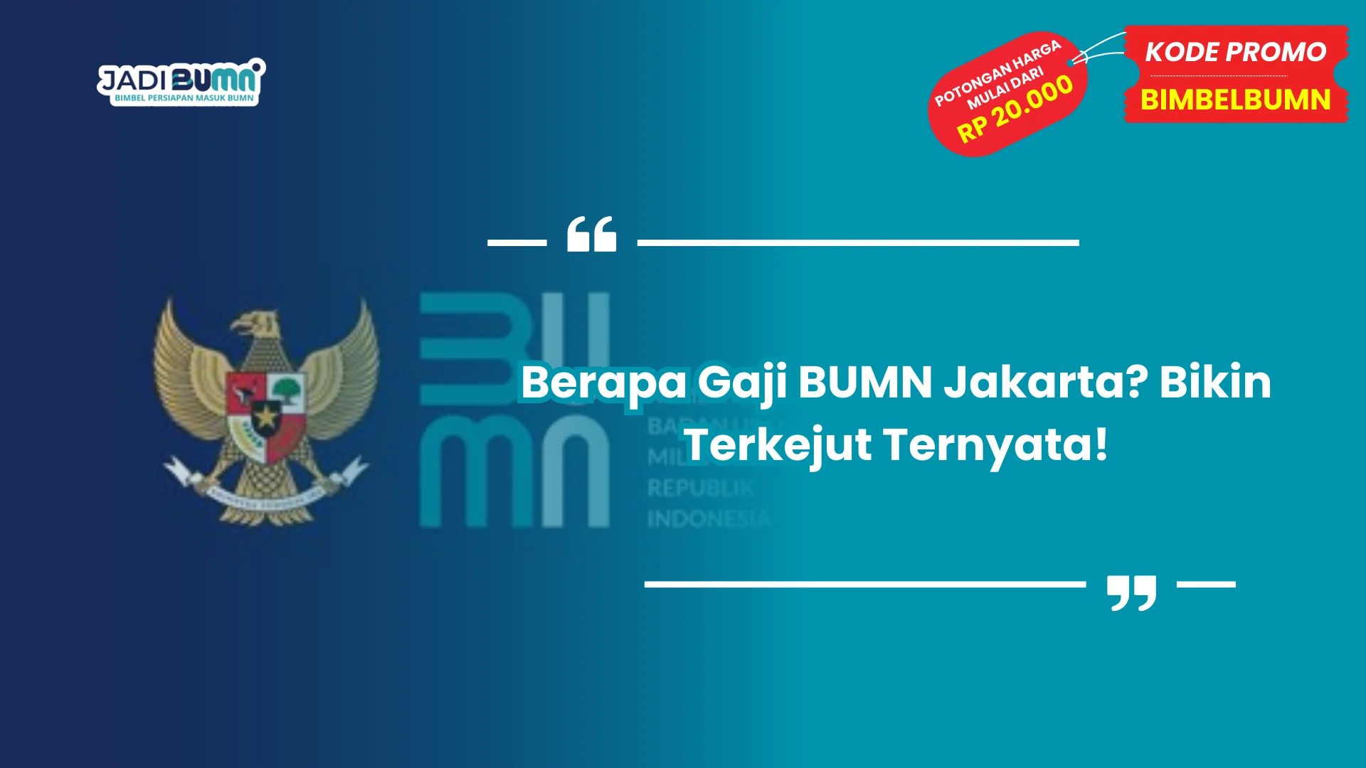 Berapa Gaji BUMN Jakarta? Bikin Terkejut Ternyata!
