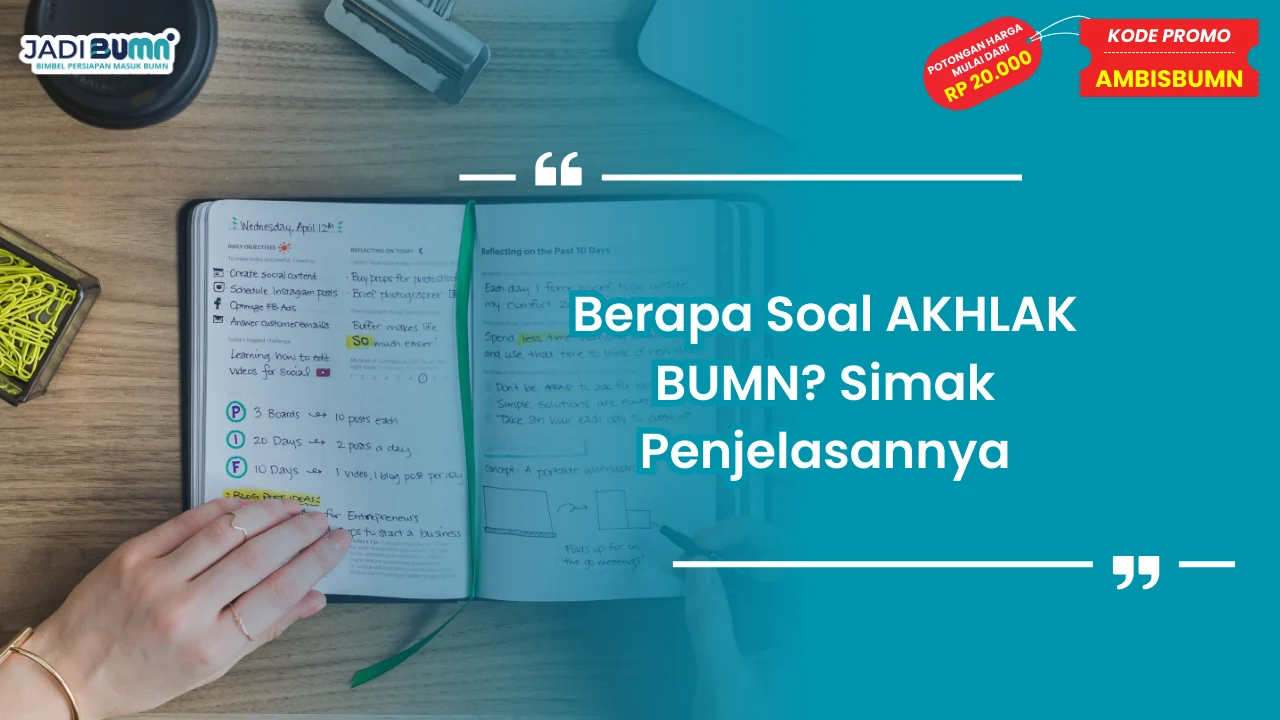 Berapa Soal AKHLAK BUMN