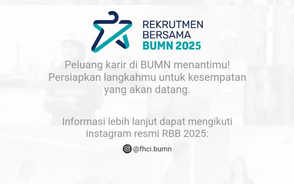 www rekrutmen bersama FHCI BUMN id 