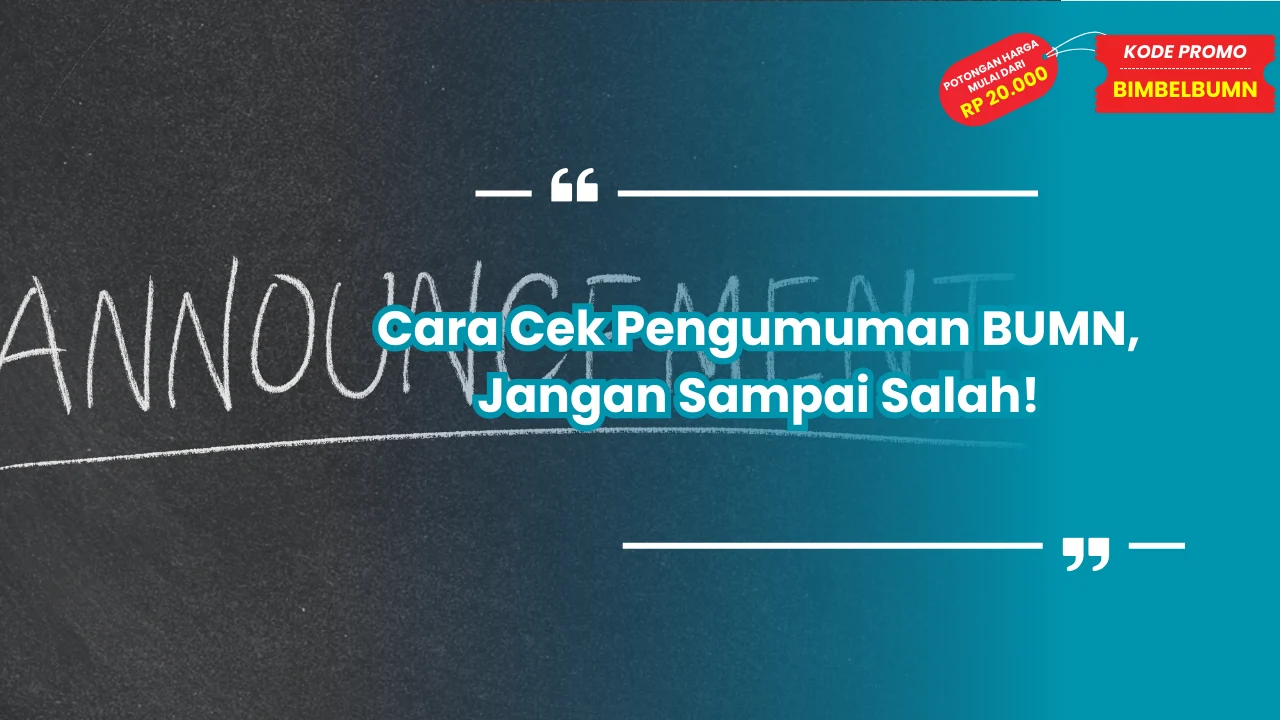 cara cek pengumuman bumn