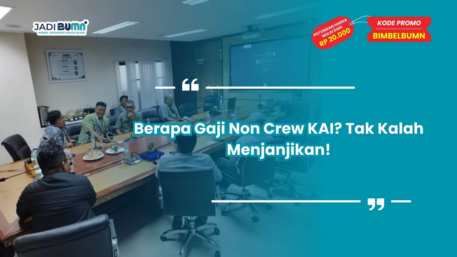 Berapa gaji non crew KAI