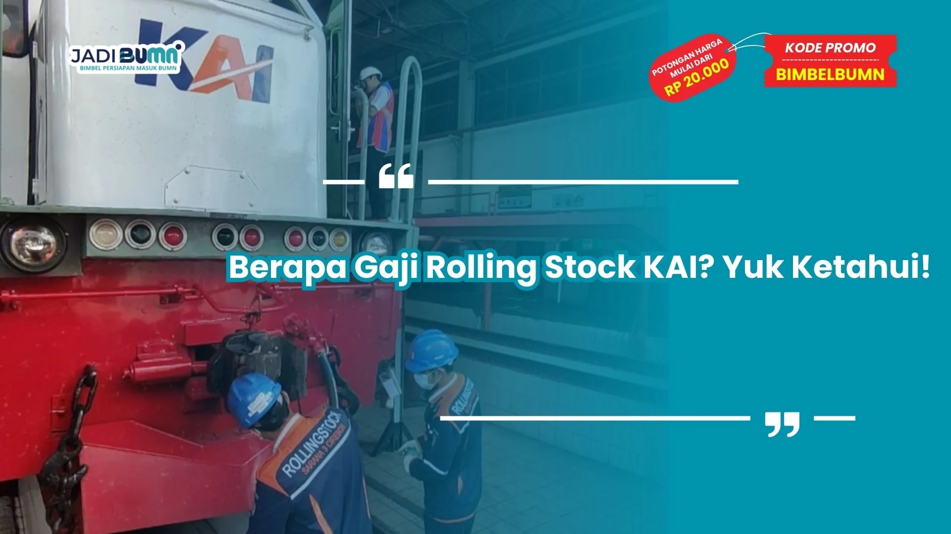 berapa gaji rolling stock KAI