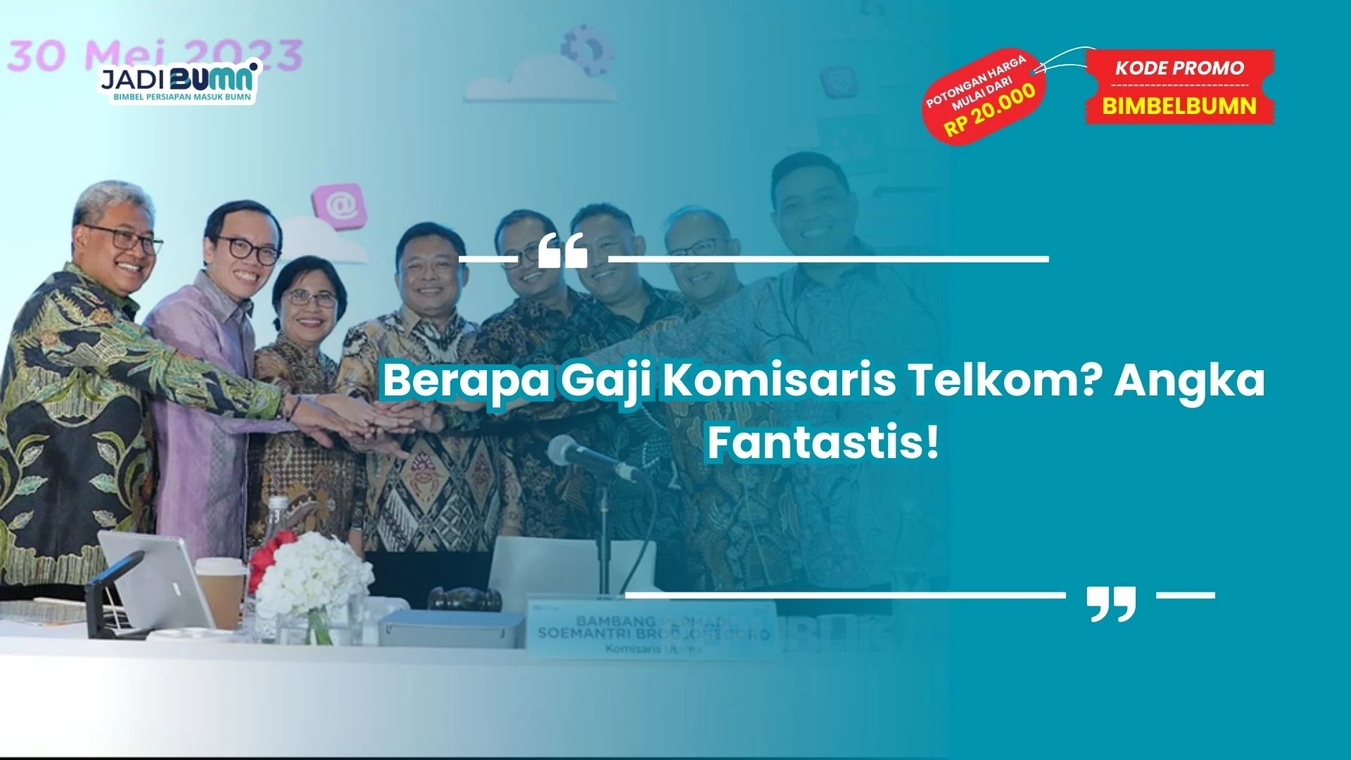 berapa gaji komisaris Telkom