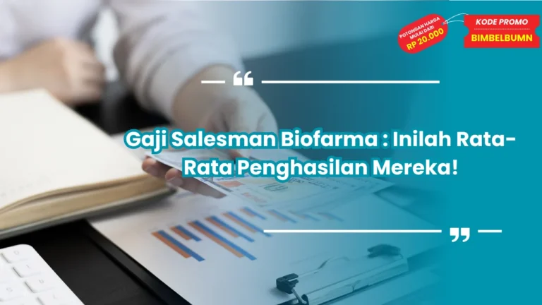 gaji salesman biofarma