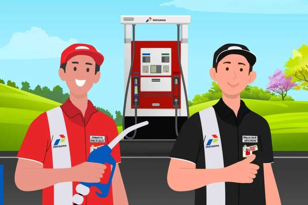 gaji pertamina baju hitam 