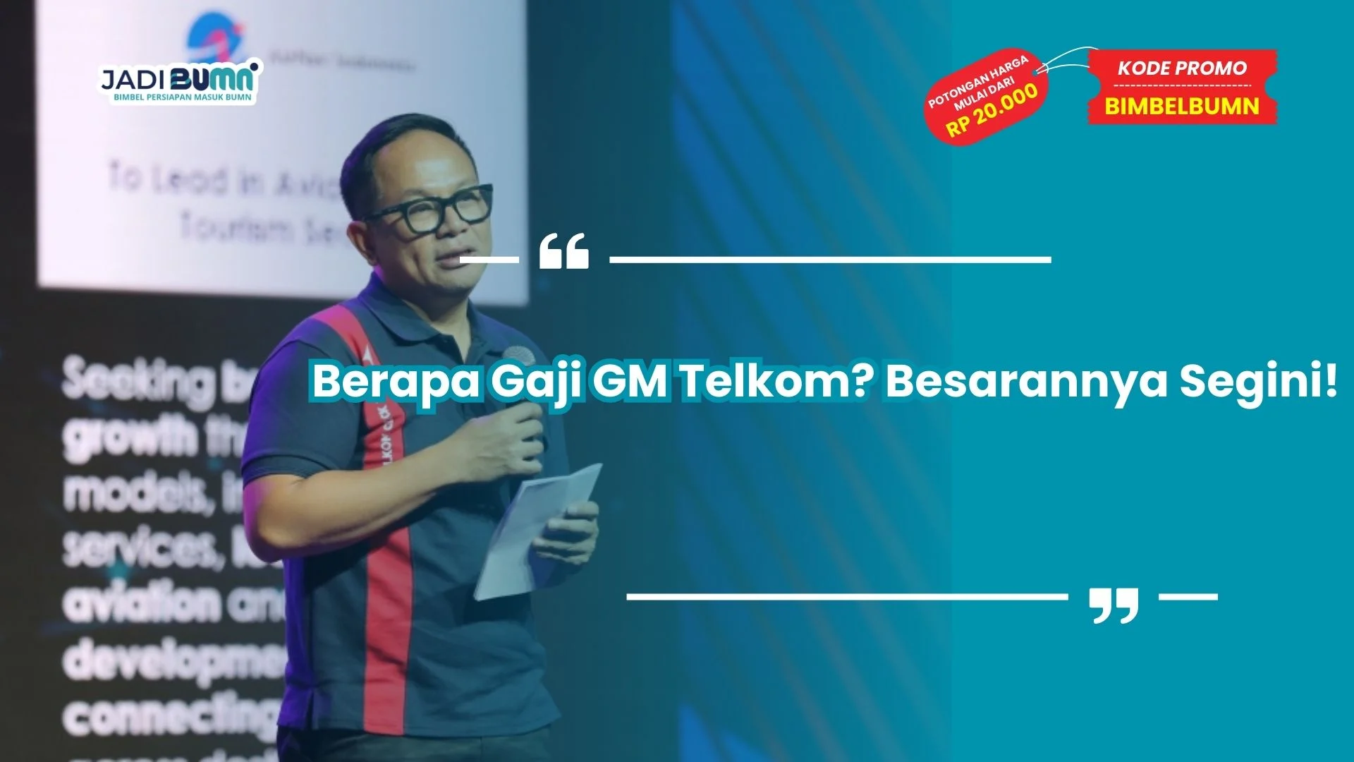 berapa gaji GM Telkom