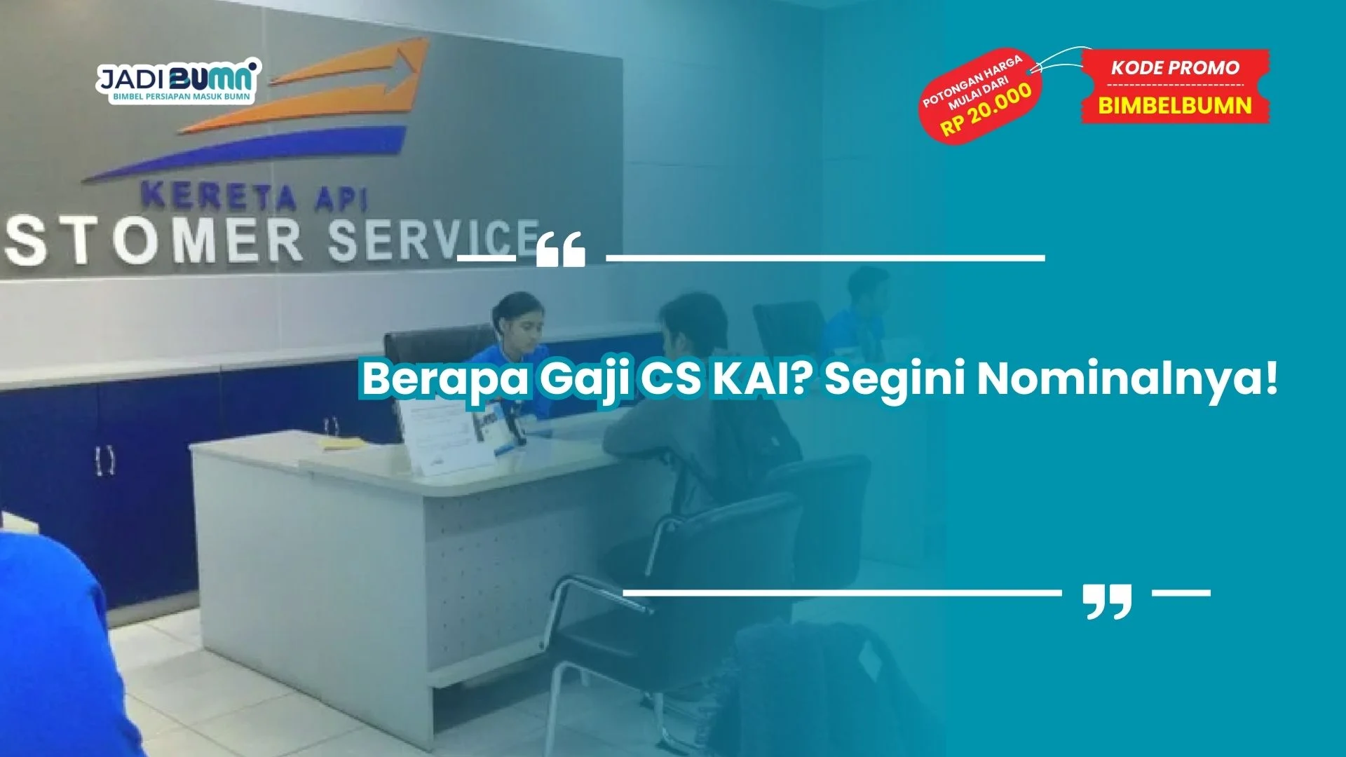 berapa gaji CS KAI