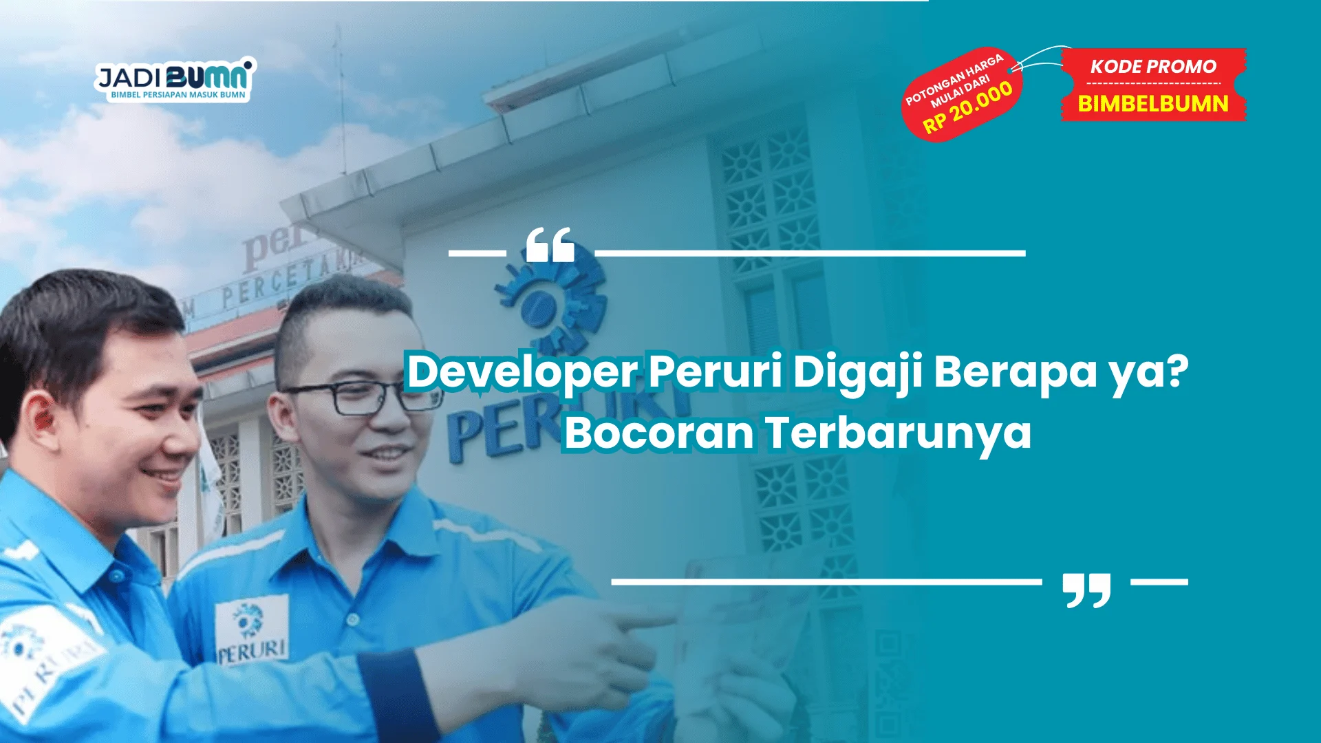 Gaji developer peruri