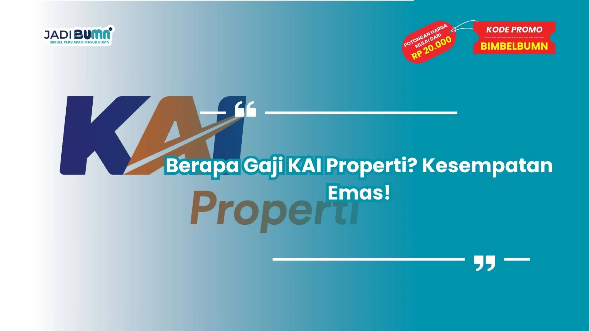 Berapa gaji KAI properti