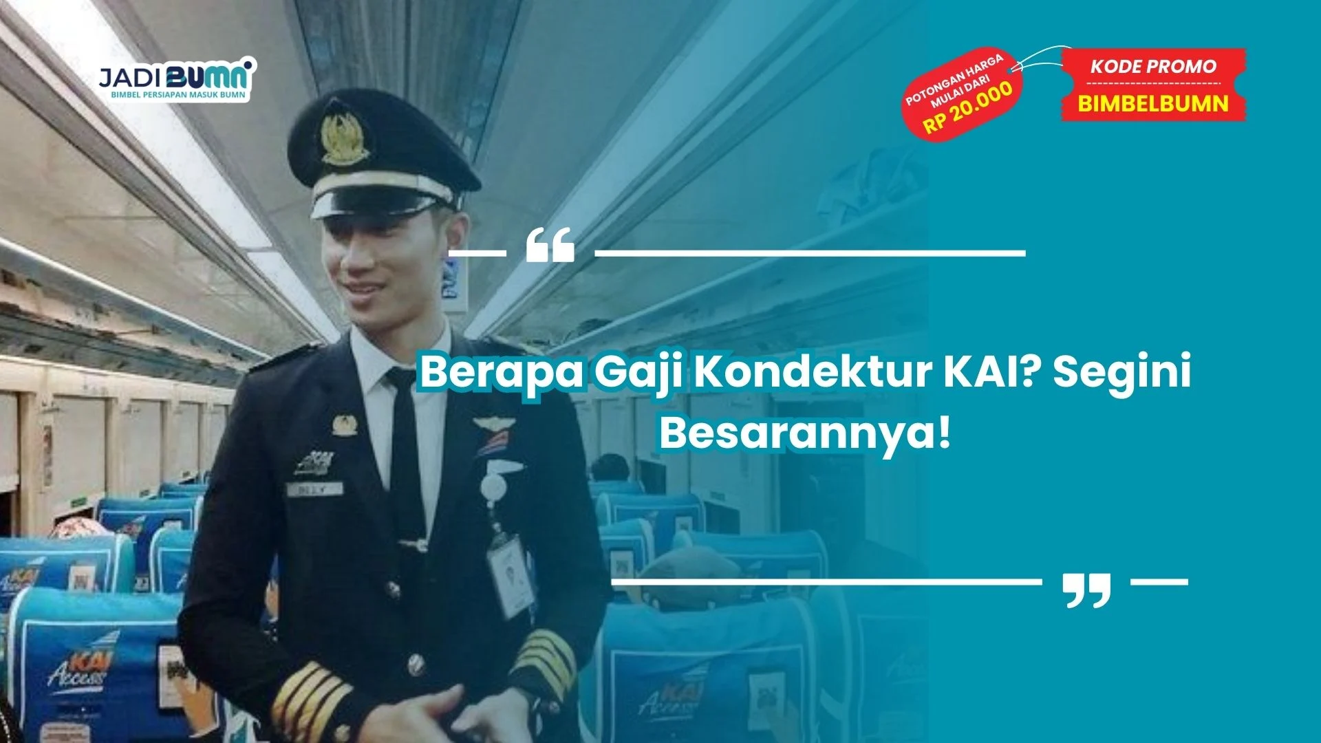 berapa gaji kondektur KAI