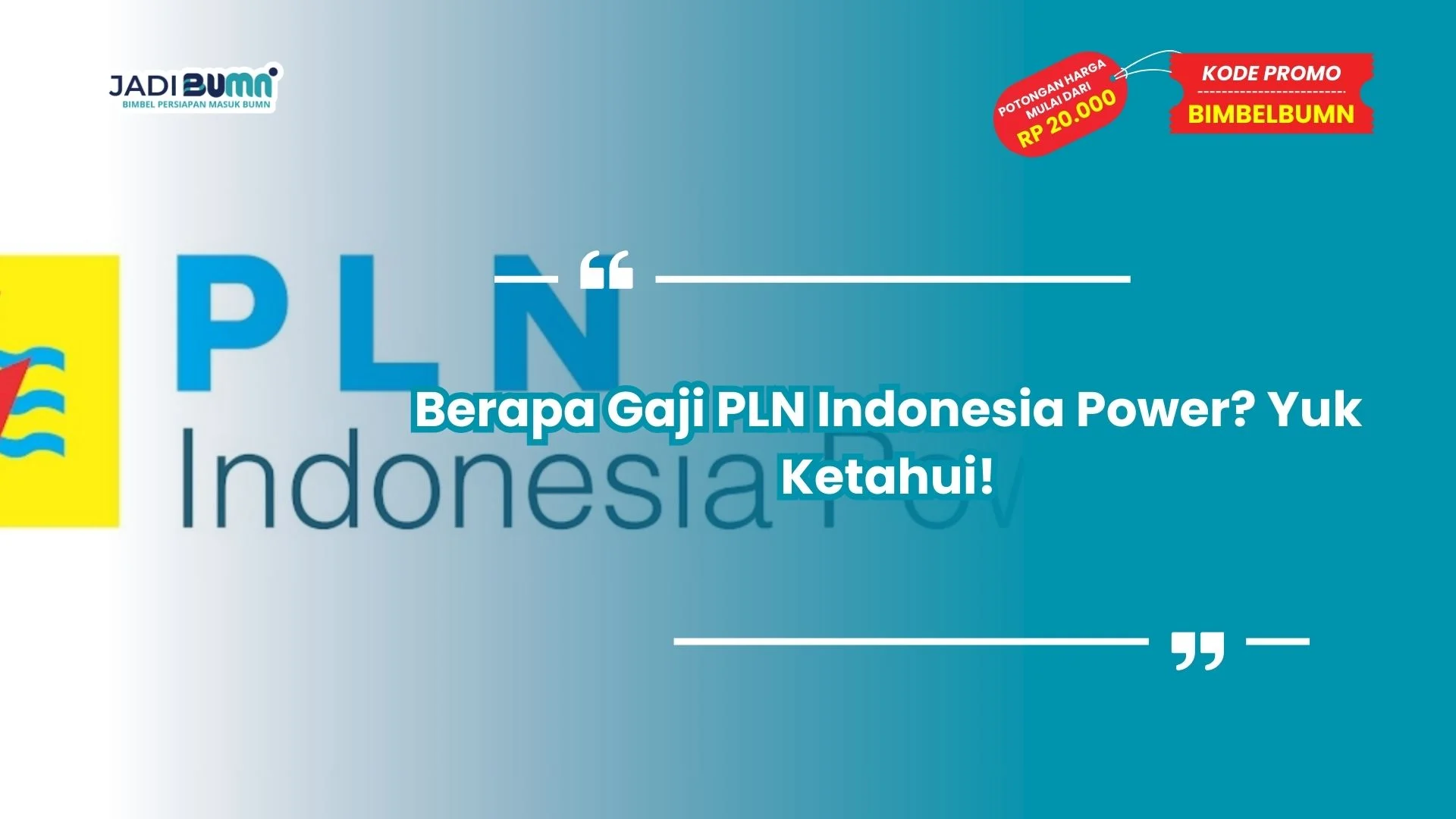 berapa gaji PLN Indonesia Power?