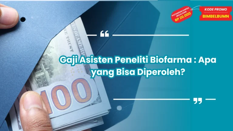 gaji asisten peneliti biofarma