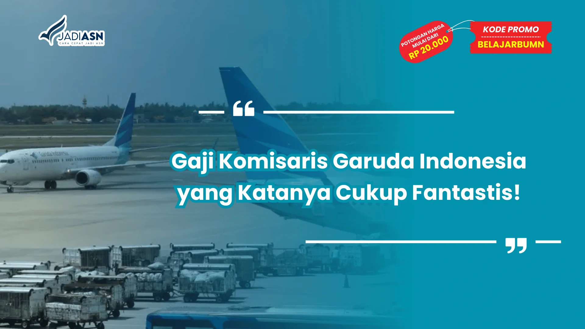 Gaji Komisaris Garuda Indonesia yang Katanya Cukup Fantastis!