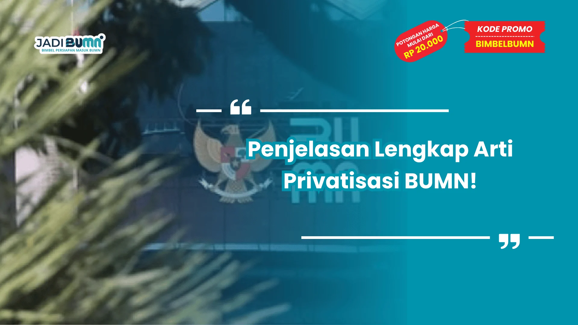 Penjelasan Lengkap Arti Privatisasi BUMN!