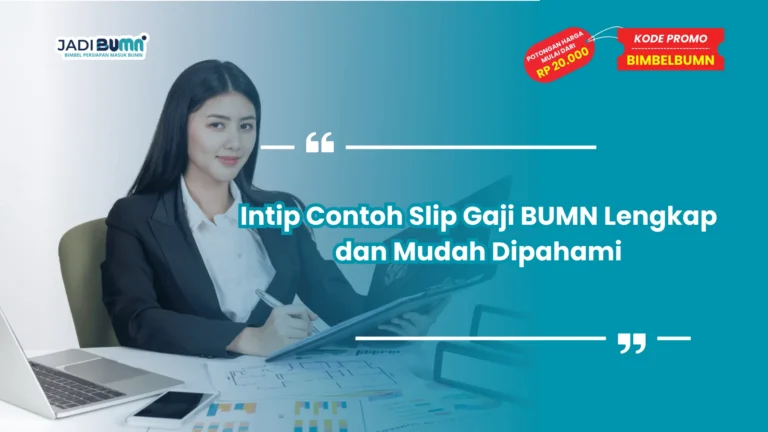 Contoh slip gaji BUMN
