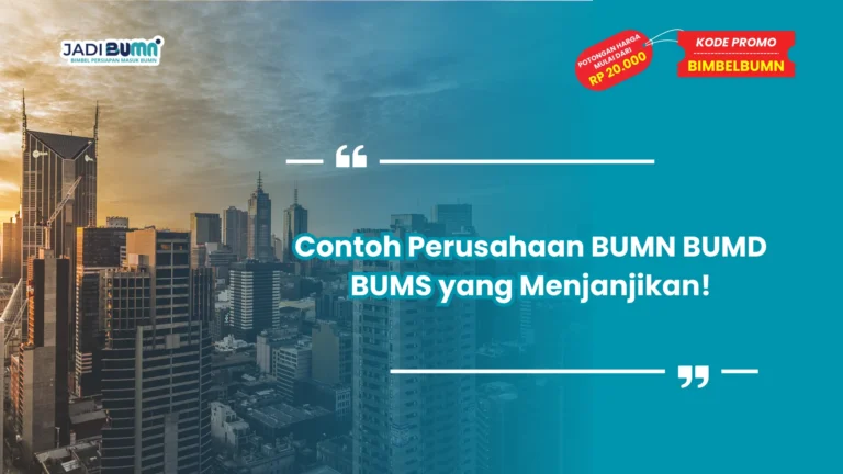 Contoh Perusahaan BUMN BUMD BUMS yang Menjanjikan!