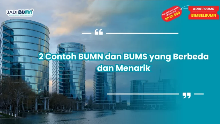 berikan 2 contoh bumn dan bums