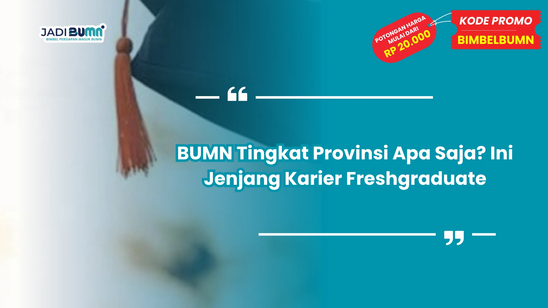 BUMN Tingkat Provinsi Apa Saja? Ini Jenjang Karier Freshgraduate