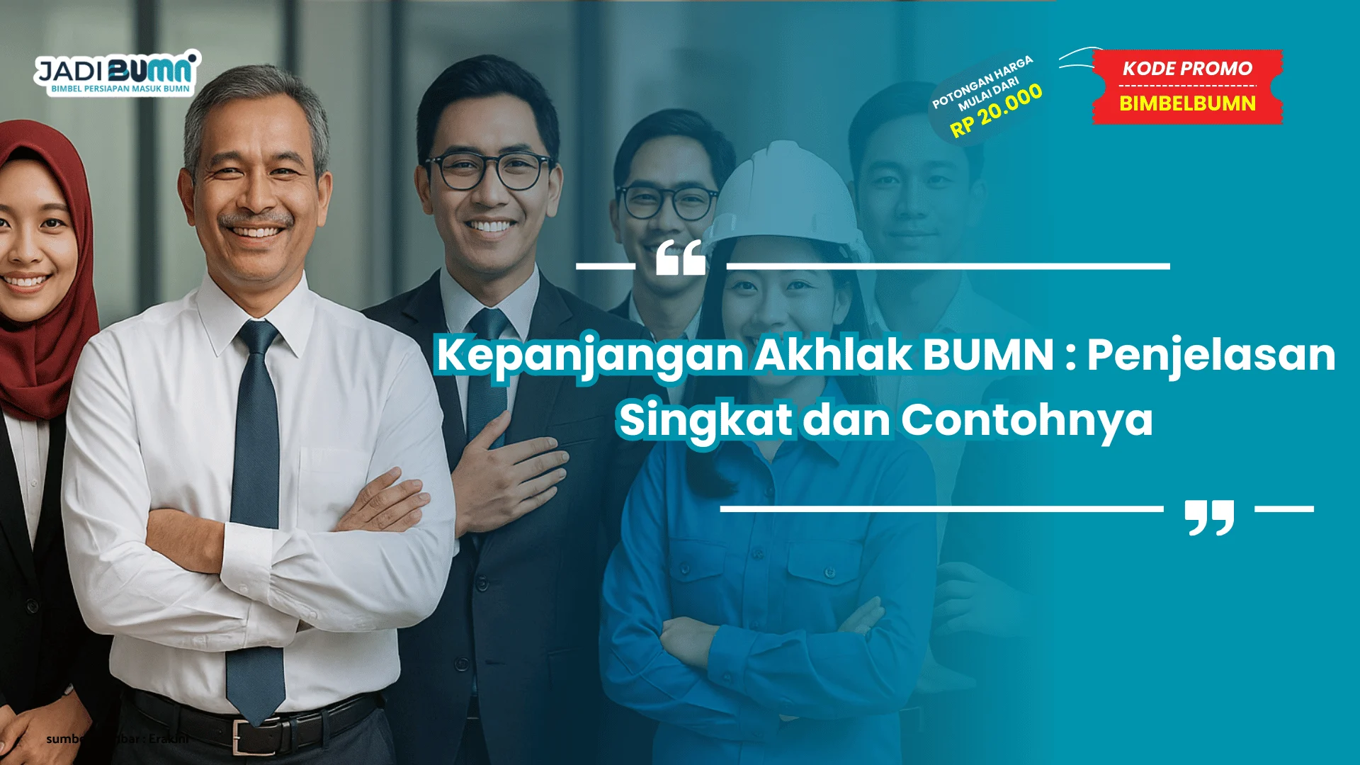 Kepanjangan Akhlak BUMN