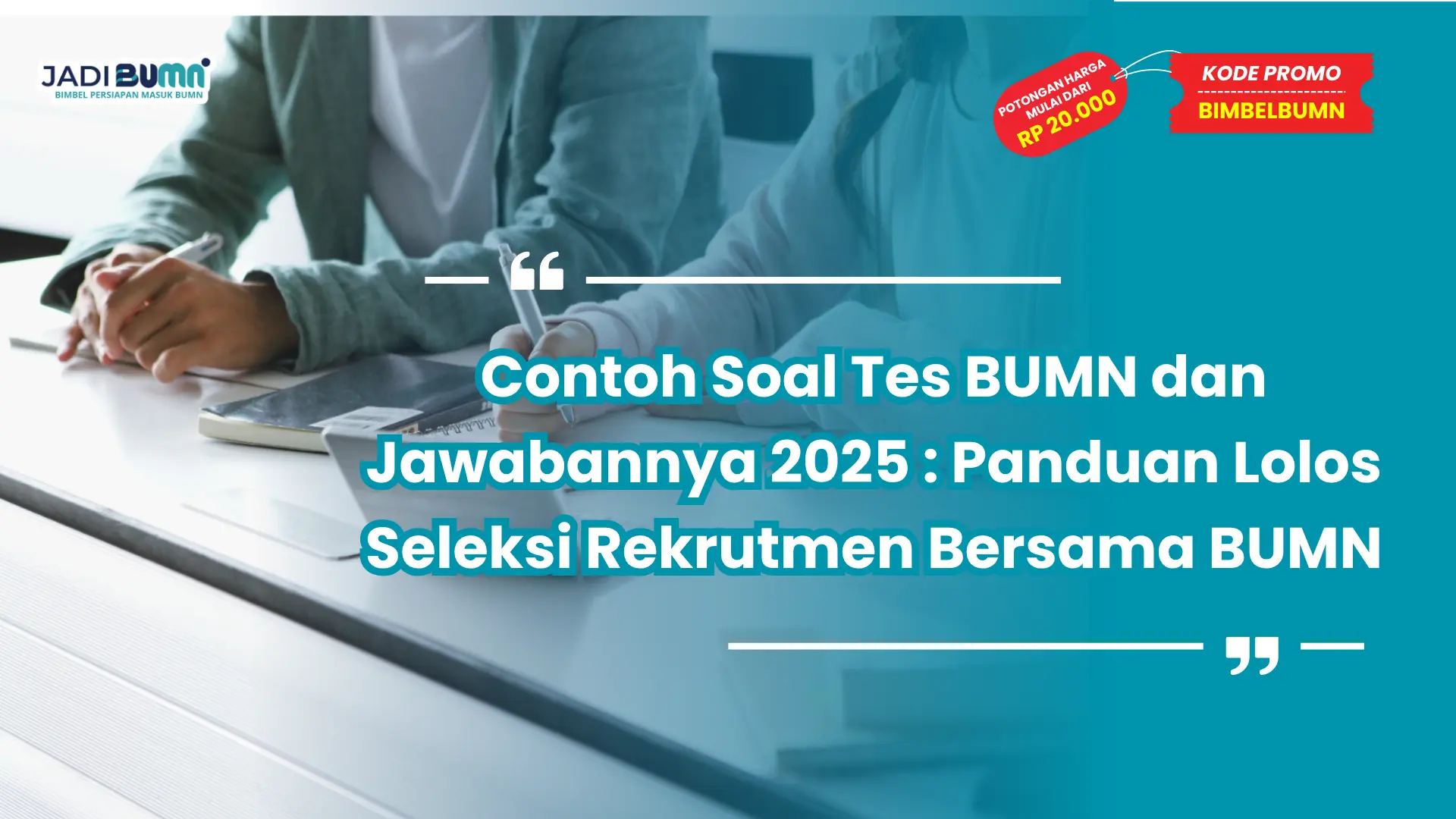 contoh soal tes bumn dan jawabannya