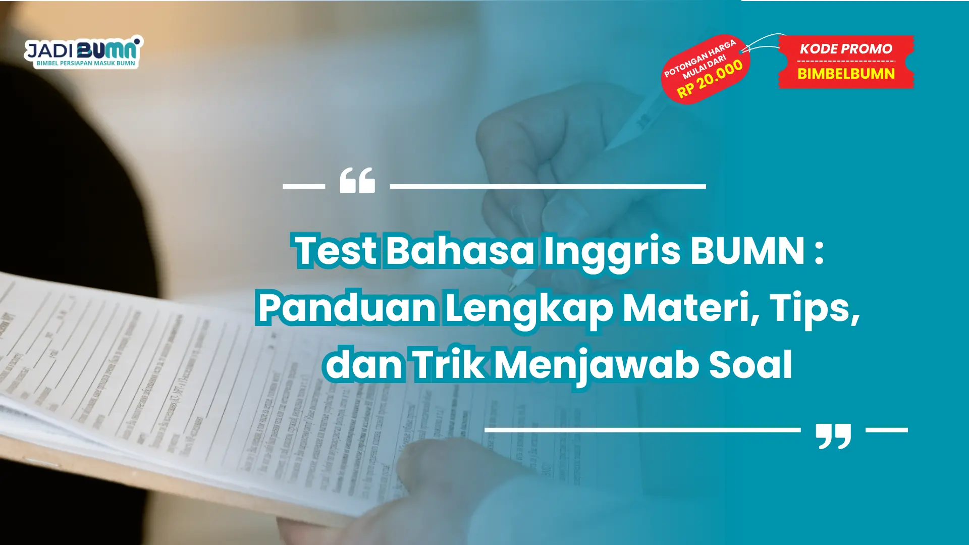 test bahasa inggris bumn