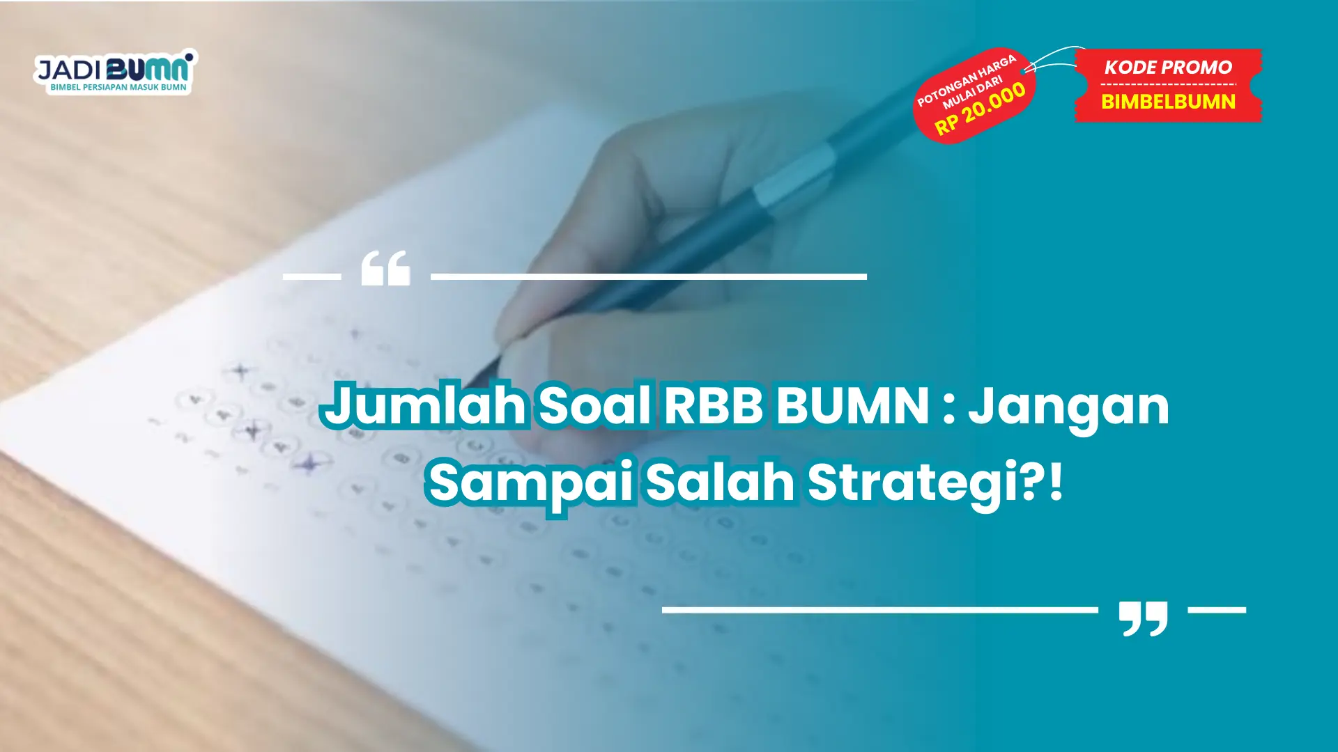 jumlah soal rbb bumn