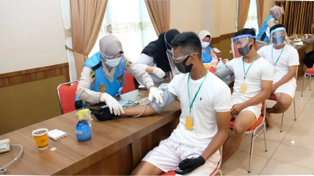 Rangkaian Tes Kesehatan Polri