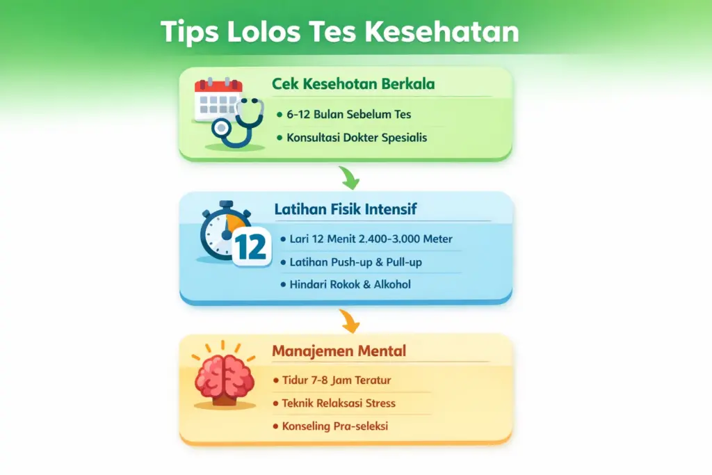 tes kesehatan akpol apa saja
