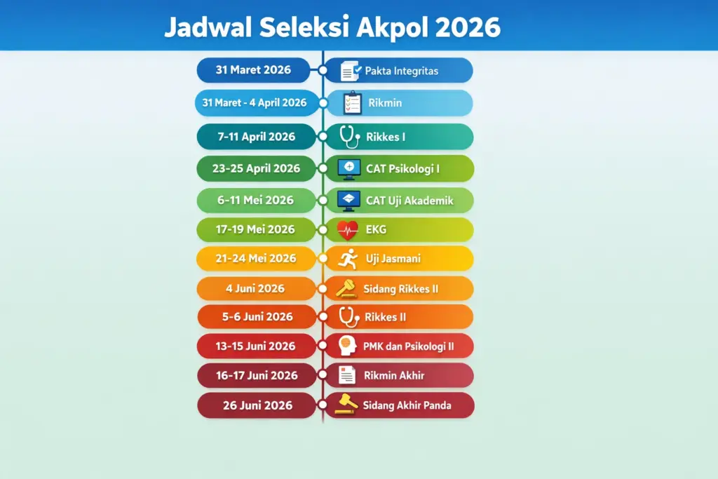 penutupan pendaftaran akpol kapan
