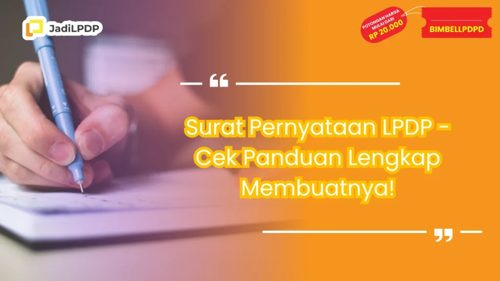 Surat Pernyataan LPDP