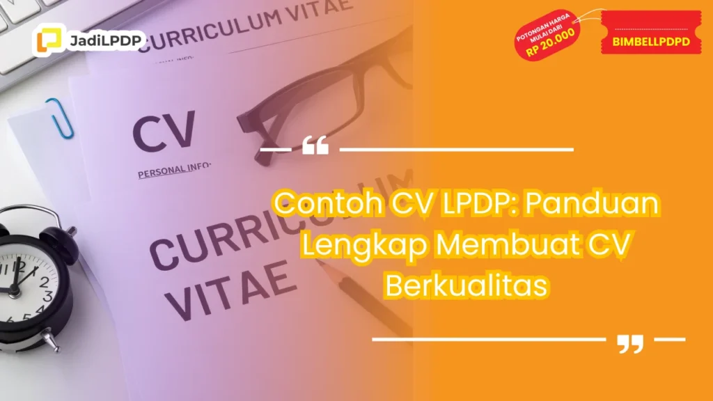 Contoh CV LPDP