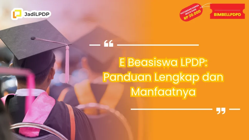 E Beasiswa LPDP