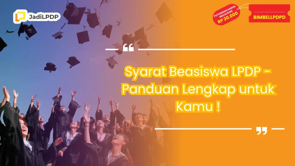 Syarat Beasiswa LPDP