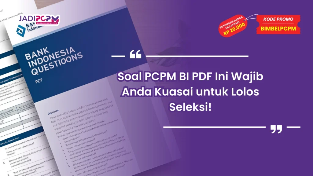 Soal PCPM BI PDF