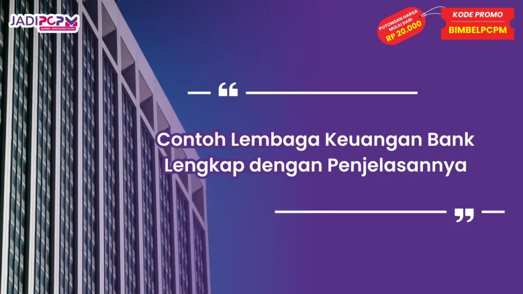lembaga keuangan bank contoh