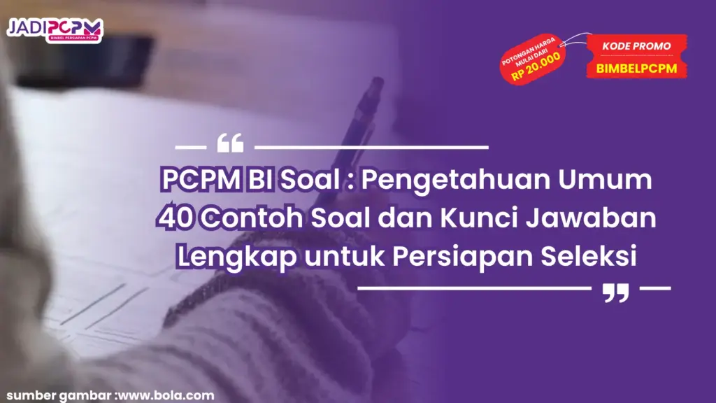 pcpm bi soal