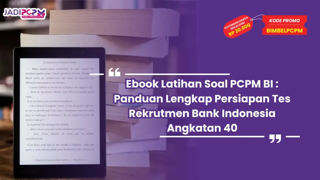 Ebook Latihan Soal PCPM BI