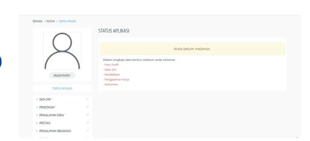 2. Mengisi Formulir Aplikasi