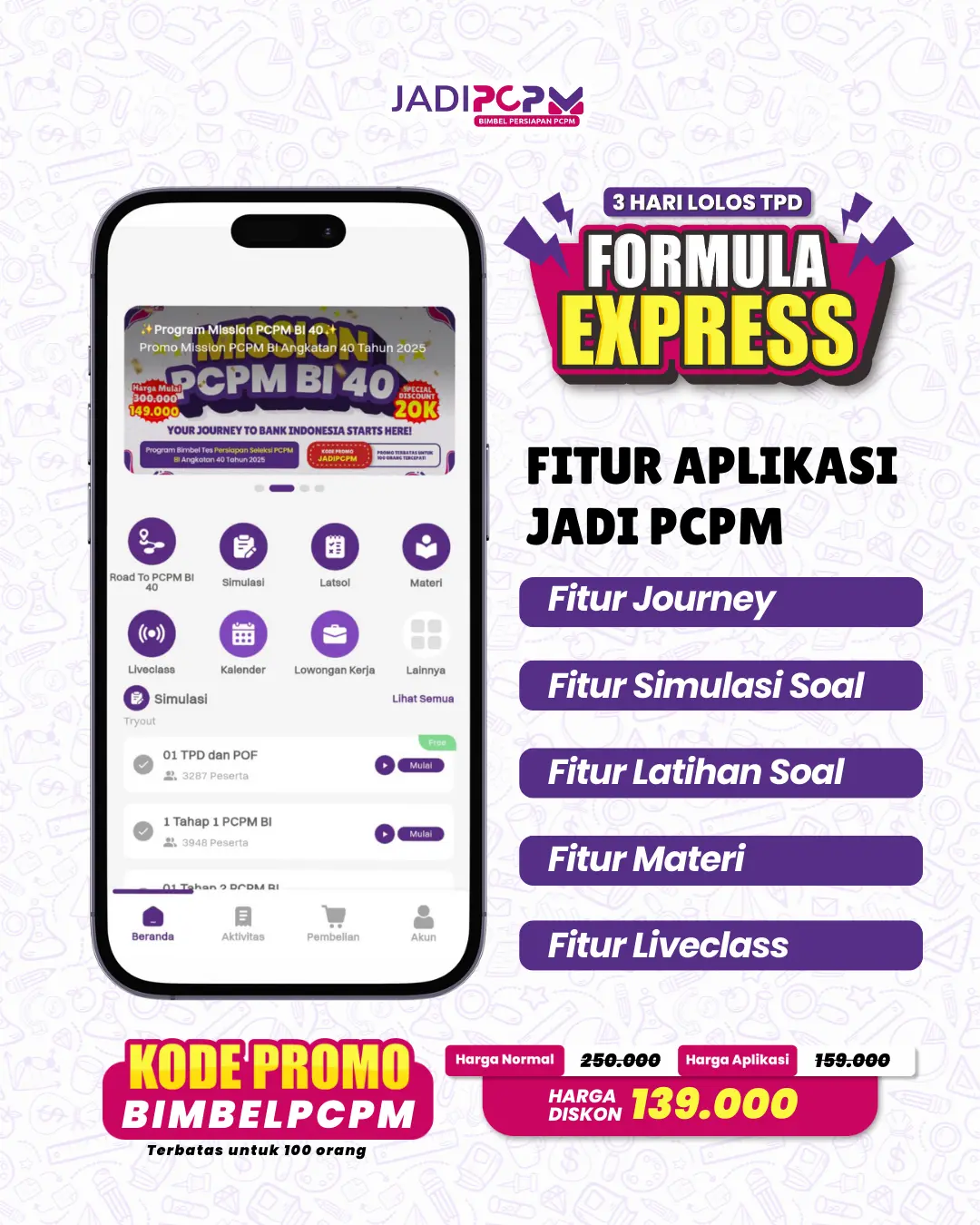 Promo PCPM BI 40