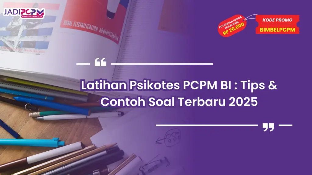 Latihan Psikotes PCPM