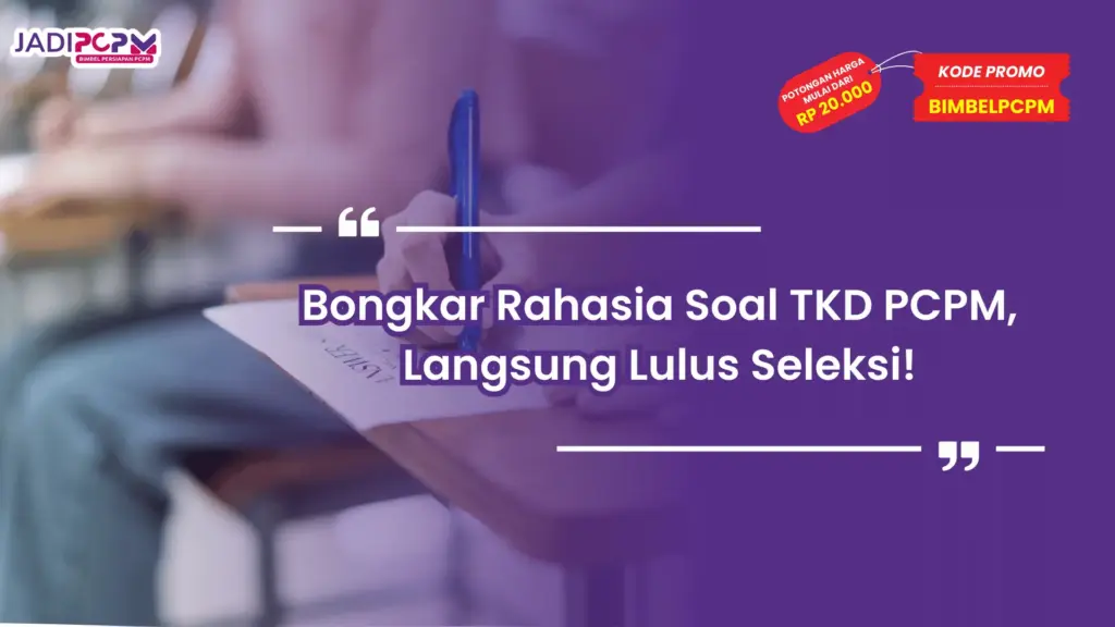 Soal TKD PCPM