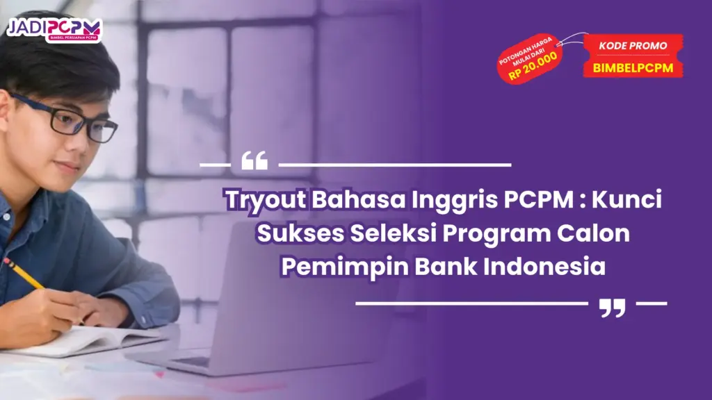 Tryout Bahasa Inggris PCPM