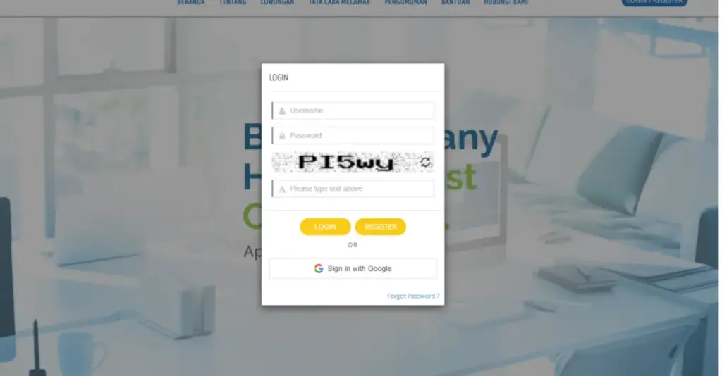 1. Registrasi Akun