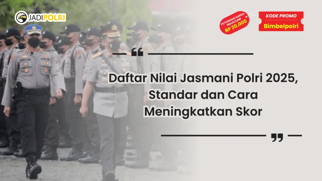 daftar nilai jasmani polri